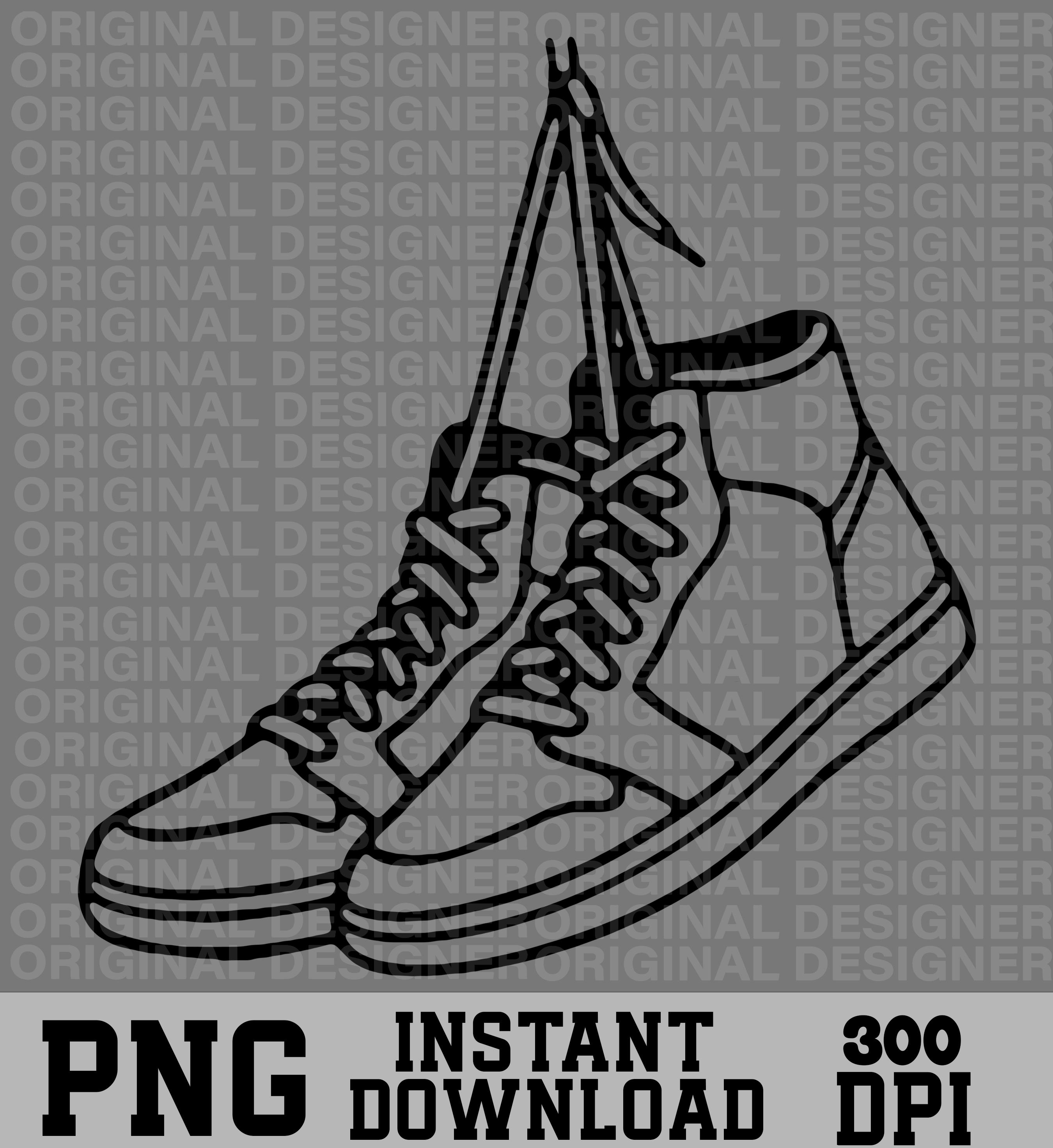 Téléchargement numérique de baskets de basket-ball, baskets de basket-ball clipart png, baskets de basket-ball imprimables, sublimation de baskets de