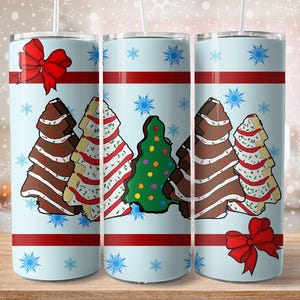 Christmas debbie cakes 20oz tumbler download, debbie snack cakes sublimation, Christmas Cakes sublimation design, debbie snack cakes png