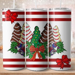 Christmas debbie cakes 20oz tumbler download, debbie snack cakes sublimation, Christmas Cakes sublimation design, debbie snack cakes png