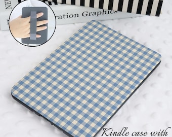 Gingham Personalized Kindle Paperwhite Case,kindle paperwhite 12th 2024 7&#39;&#39; case,Colorsoft Cover,Paperwhite Cover,kindle 11th 10th Gen