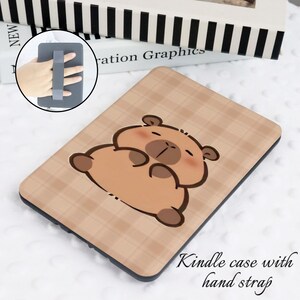 Adorable Capybara Personalized Durable Kindle Paperwhite Case – Fit 12th Gen/2024 7", 11th Gen & Colorsoft –Unique Gifts for Book Lovers