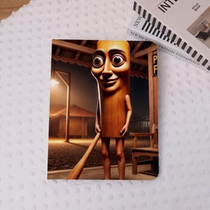 Cute Cartoon Tung Tung Tung Sahur iPad Case Cover for iPad Air 7/6-11"/13" Air 5 iPad Pro 2024 iPad Mini 7/6, iPad 9/10th Case With Pen Slot