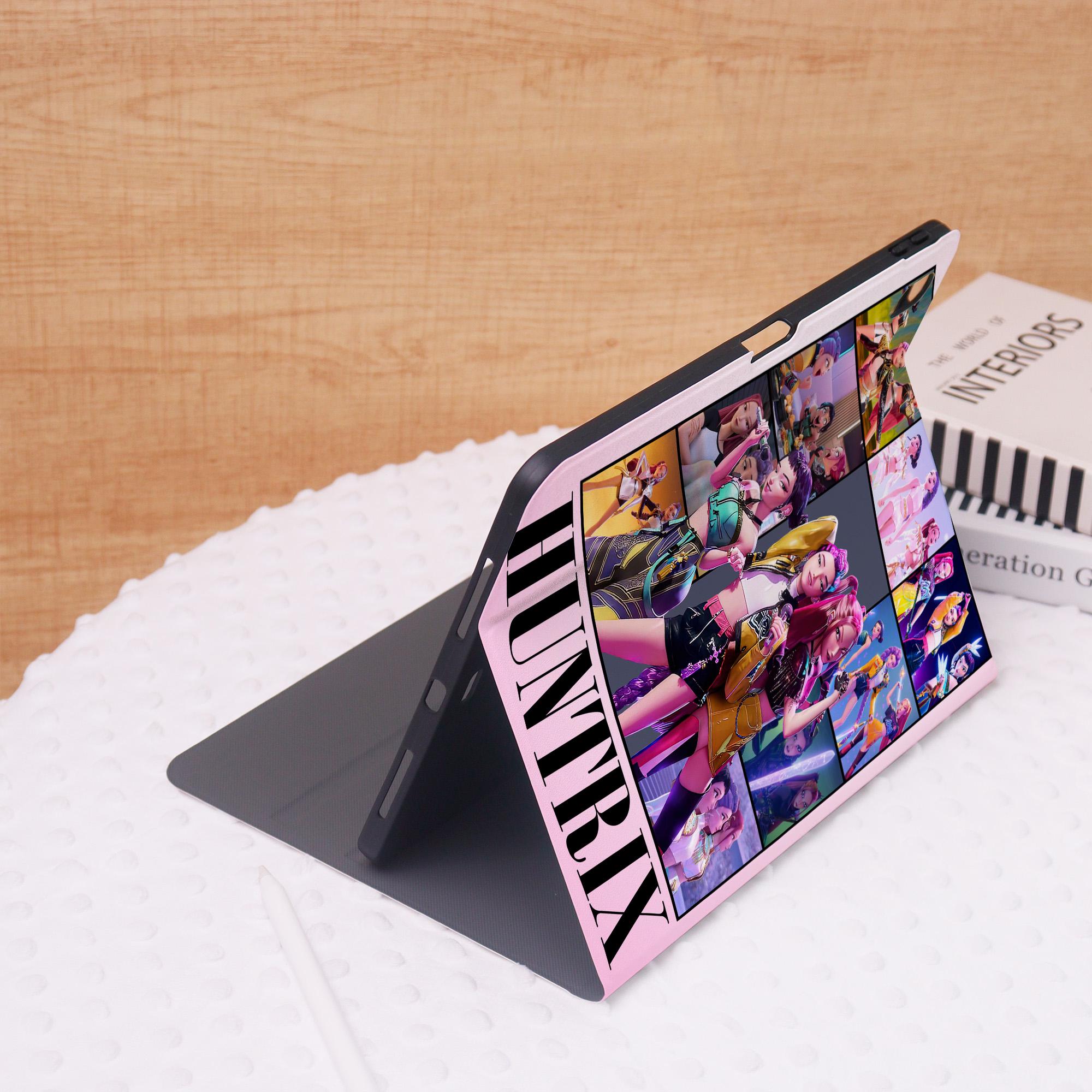 HUNTRIX Anime Girl Group iPad Case Cover for iPad Air 7/6-11