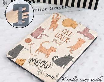 Etui na Kindle dla miłośników kotów, etui z funkcją automatycznego budzenia/uśpienia paperwhite 12th 2024, etui Colorsoft, etui Paperwhite, kindle 11th 10th, prezent dla niej