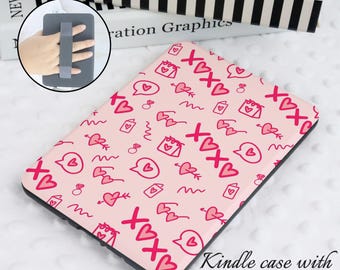 Lovely Love Kindle Case, Auto Wake/Sleep Case paperwhite 12th 2024 case, Colorsoft Cover, Paperwhite Cover, Kindle 11th 10th, Prezent dla Niej