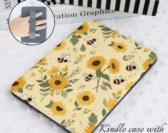 Bee And Sunflower Personalized Kindle Paperwhite Case,kindle paperwhite 12th 2024 7&#39;&#39; case,Colorsoft Cover,Paperwhite Cover,kindle 11th 10th
