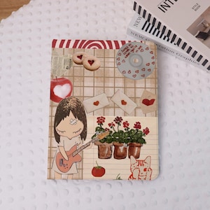Etui Yoshitomo Nara Girl iPad do iPada Air 7/6-11"/13", Air 5, iPada Pro 2024, iPada Mini 7/6, etui Miffy do iPada 9/10. generacji z uchwytem na długopis
