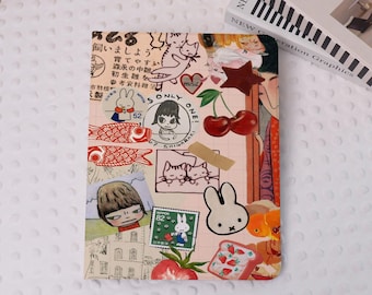 Yoshitomo Nara Girl iPad Case Cover for iPad Air 7/6-11&quot;/13&quot;, Air 5, iPad Pro 2024 iPad Mini 7/6, Miffy iPad 9/10th Gen Case With Pen Holder