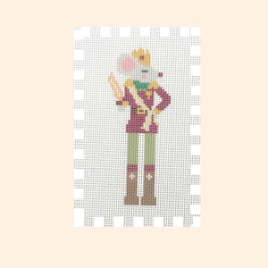 Rat king nutcracker printed needlepoint canvas