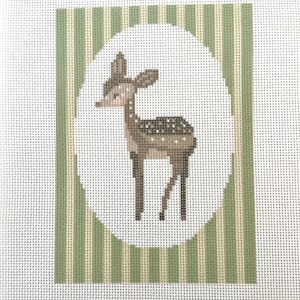 Nursery deer - printed needlepoint canvas
