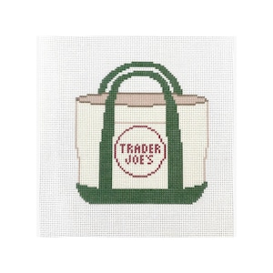 TJs bag - printed needlepoint canvas