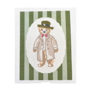 Nursery bear - printed needlepoint canvas