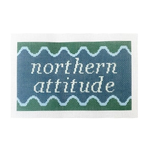 Nordische Attitüde - bedruckte Nadelspitze