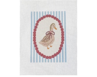 Nursery duck  printed needlepoint canvas