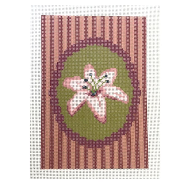 Lily - printed needlepoint canvas