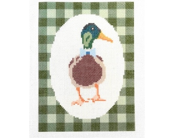 Nursery duck - printed needlepoint canvas