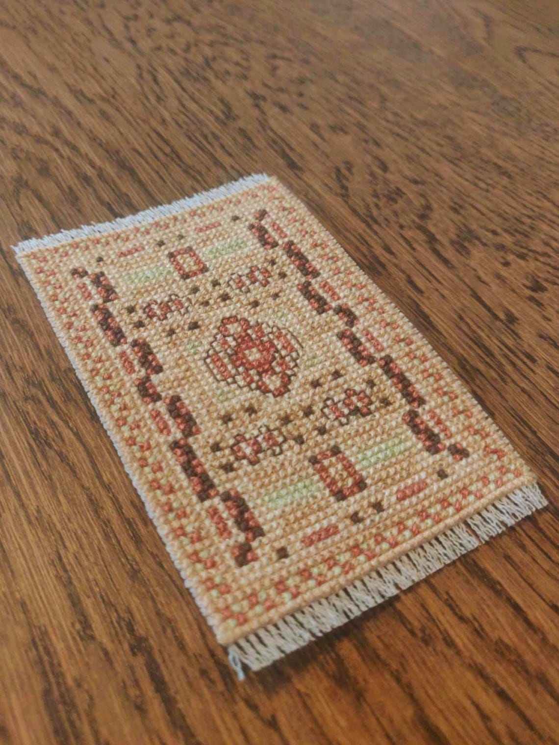 Terra Cotta Light Rug Mini Cross Stitch Pattern, PDF Pattern, Quick ...