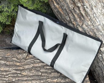 BBQ Grill Cover for 8 Skewers: Foldable Grill Storage Bag