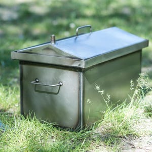 Smokehouse for Brisket & Ham, Large BBQ Smoker Grill, Outdoor Cooking Gift, Backyard Smoker, Father's Day Gift, Professional Meat Smoker