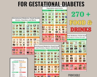 Gestational Diabetes Food List: Pregnancy Meal Planner (PDF Downloadable Guide