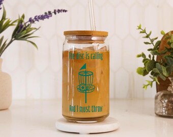 Disc Golf Glasbecher - Iced Beverage Sipper Cup
