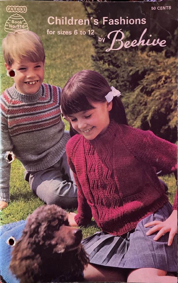 Children's Fashions for seizes 6 to 12.  #116