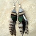 see more listings in the Feather Earrings section