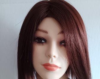 Zion Synthetic Wig in Mulberry Brown, High Fashion, High Quality, FINAL SALE!