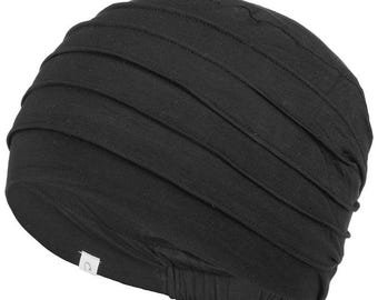Women&#39;s Soft Bamboo Fashion  Yoga Turban, Black, Not Returnable