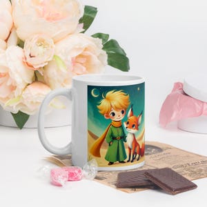 &quot;The Little Prince&quot; Inspired Mug - A Touch of Poetry for Your Mornings