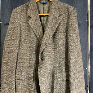 Burberrys Tweed Coat - Etsy