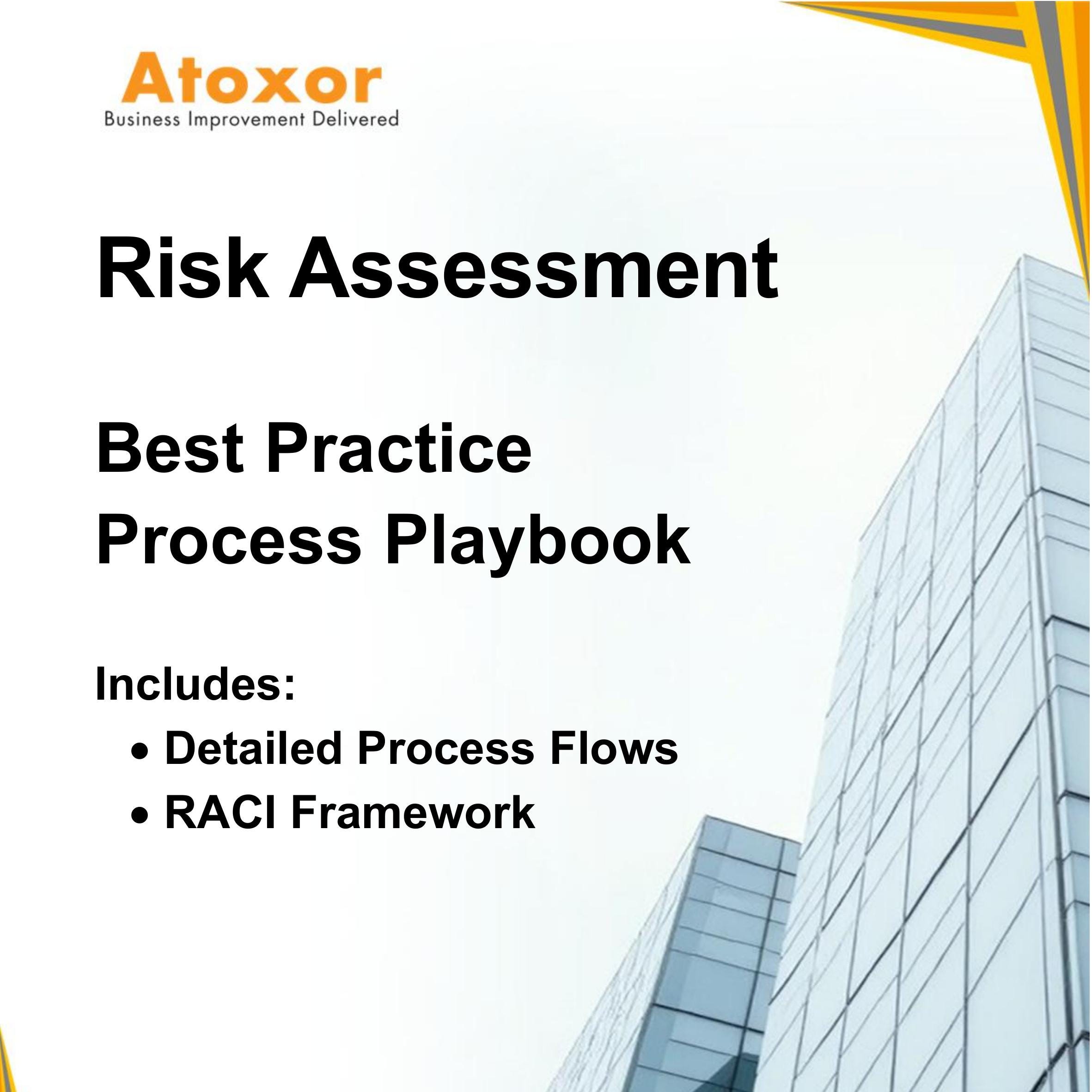 Risk Assessment Process Playbook, Workflow, Procedure, Guide, Best ...