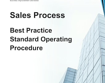 SOP-sjabloon voor verkoop | Standaardiseer de verkoopuitvoering en verbeter de conversieratio's | Direct downloaden | Plug-and-play