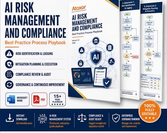AI Management Compliance Playbook | Control AI Risk, Meet Regulations (Instant Download)