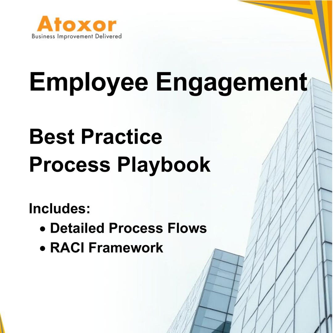 Employee Engagement Process Playbook, Workflow, Procedure, Guide, Best ...
