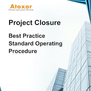 Project Closure SOP Template | Standardise Project Closeout & Capture Lessons Learned | Instant Download | Plug-and-Play