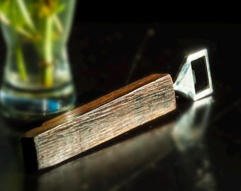 Reclaimed Oak Bottle Opener