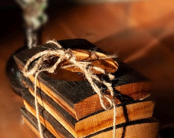 Reclaimed Oak Coasters - Set of 4