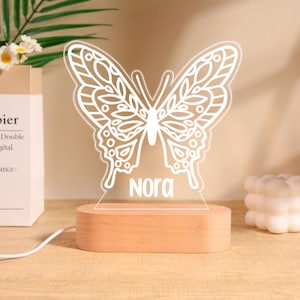 Custom Baby Night Light,Animal Night Light,Baby Gift Birth,Name Night Light,Kid Birthday Gift,Kid Bedroom Nursery Table Light,Christmas Gift