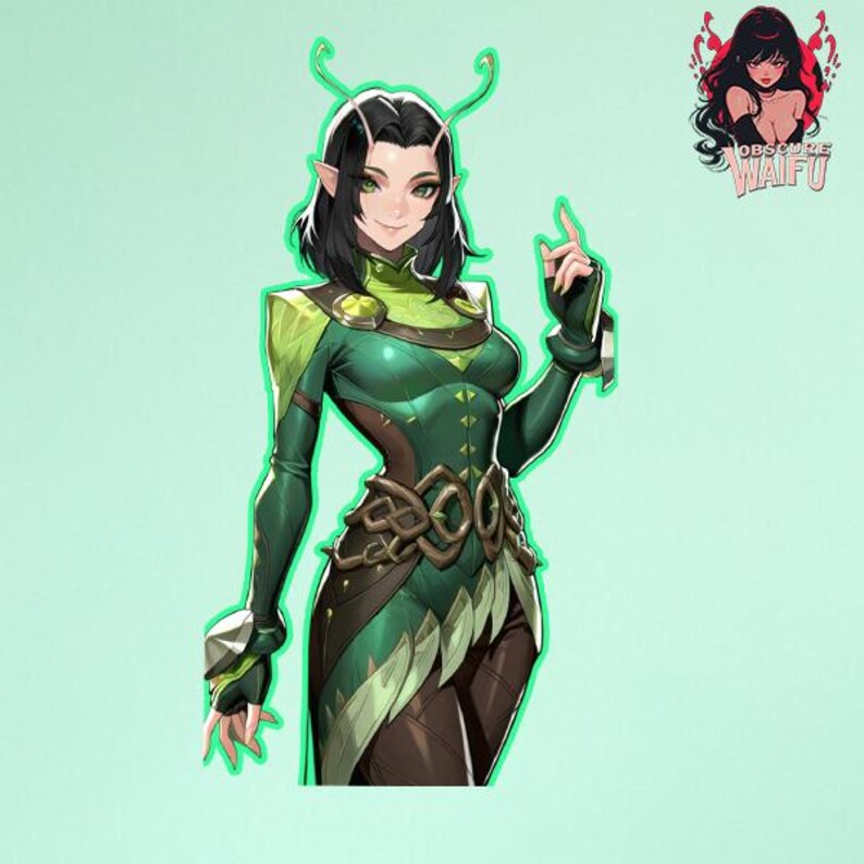 Mantis Sticker Marvel Rivals Mantis Marvel Rivals Waifu Decal Stickers - 4 Pack - Etsy