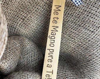 Cucharón personalizado - Espátula personalizada - Grabado láser - Regalo personalizado