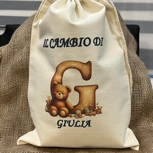 Personalisierte Wickeltasche