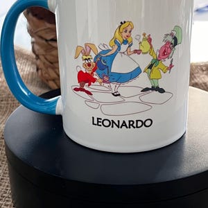 Personalized Ceramic Mug - Alice in Wonderland