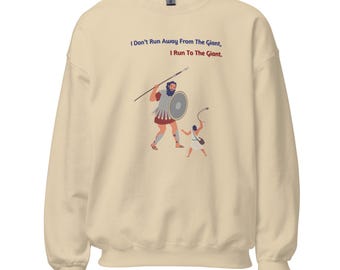 David & Goliath Sweatshirt, Unisex Classic Fit