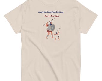 David & Goliath Graphic Unisex Tee, Cotton Classic Fit