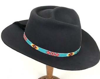 Hand Sculpted Felt Cowboy Hat "Gallup"