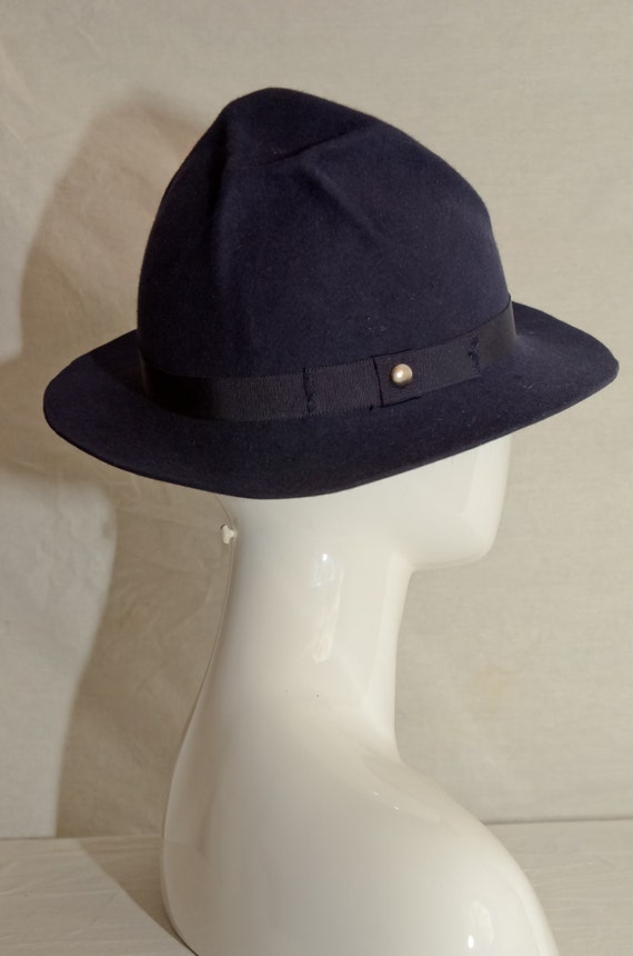 tall felt hat