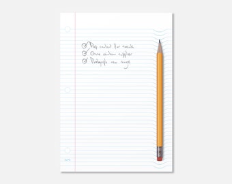 Pillow pad (Lined) - A5 jotter that gives the illusion your pen has sunk into the page