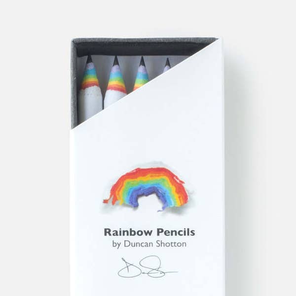 Regenbogenstifte – Das SUPER 5er-Pack, WEISS (Bleistiftset aus recyceltem Papier für Liebhaber einzigartiger Schreibwaren)