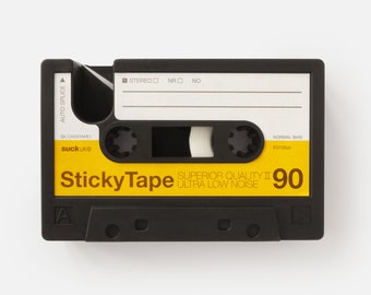 Tape dispenser - A retro cassette themed sticky tape dispenser
